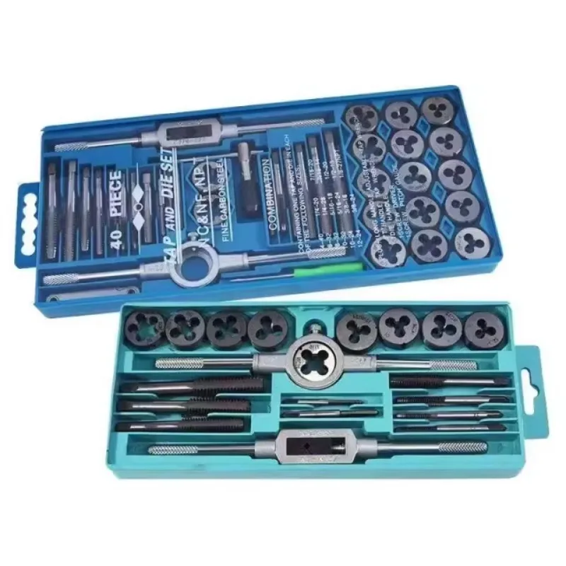 Set di utensili per maschi e matrici per realizzare filettature con utilizzo dell'hardware