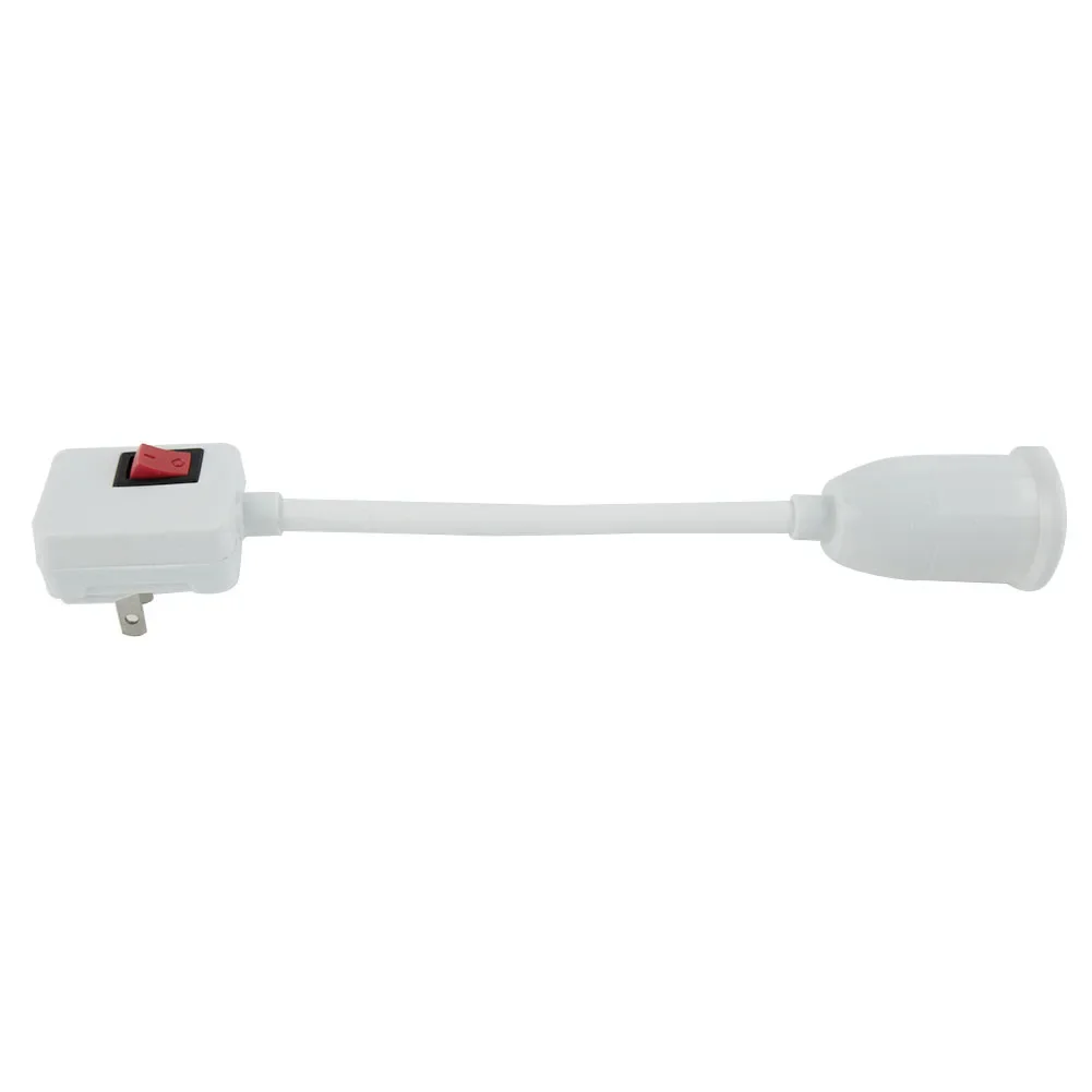 Lampholder Bulb Socket LED Lamp Socket Adapter With On/Off Switch 3piece Set All Direction Bulb Holder Lamp Base