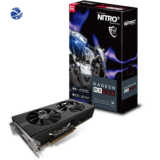 AMD RADEON RX 580 8GB Computer Graphics card RTX 3060 3070 3080 4070 4090 Nvidia GTX 1660 1080 ti 6600 xt rx580 8g rx 580 8 gb