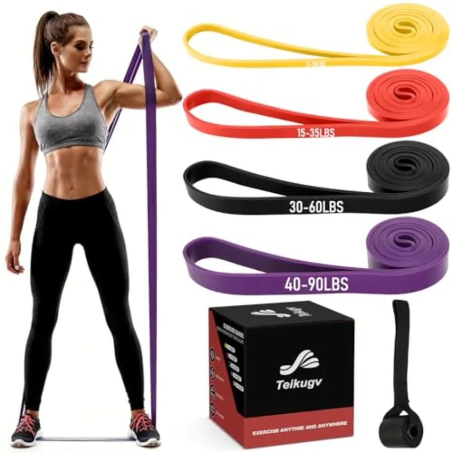 

Resistance Bands for Working Out, Pull Up Assistance Bands Set, Exercise Workout Bands for Full-Body Training, Fitness, Physica