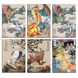 Pokemon Poster Japanese Anime Peripheral Decor Pikachu Charizard Blastoise Wall Art Canvas Painting Modern Room Decorate Picture