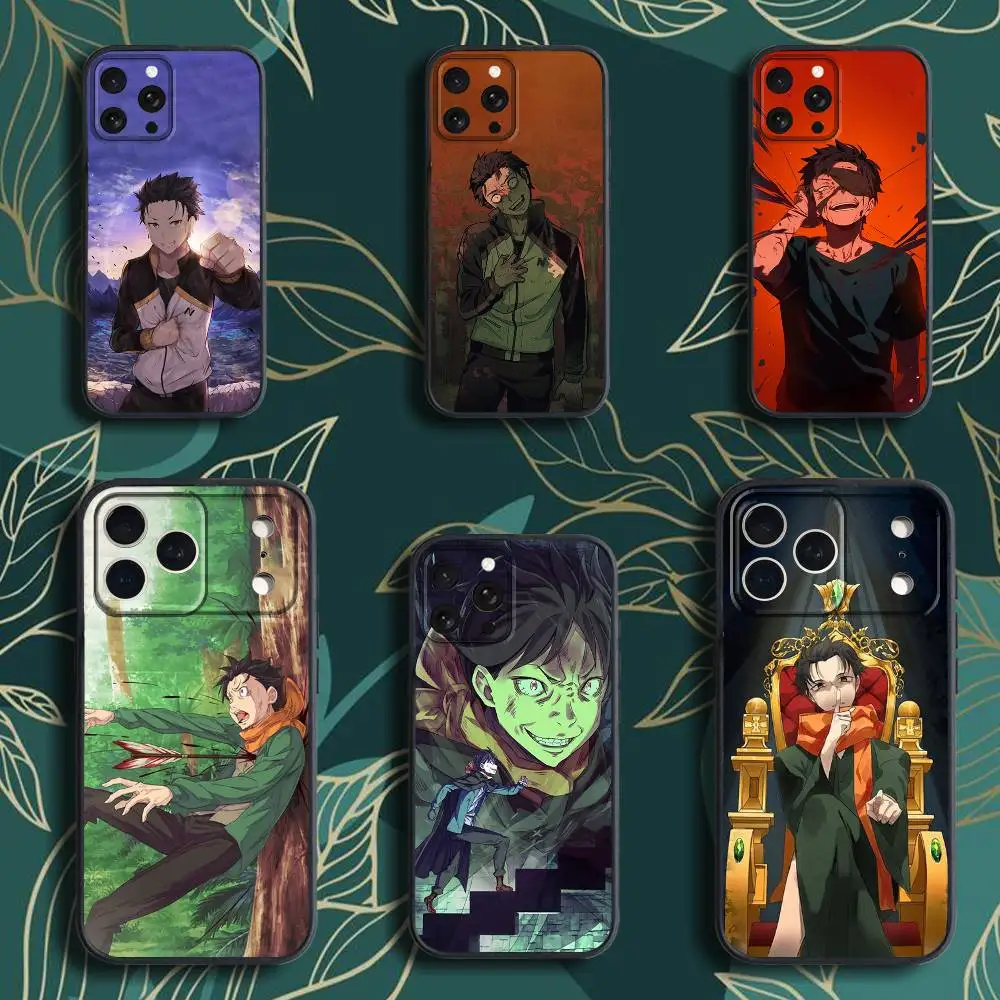 

R-Re0 Natsuki-S Subaru Phone Case For iPhone 17,16,15,14,13,12,Pro,Max,Plus,E,SE4,Air,Mini Black Soft Box