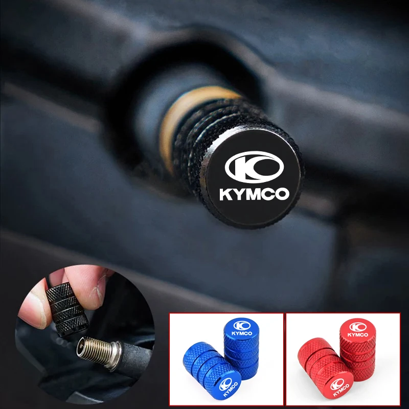 

New For KYMCO Downtown 125i 350i Xciting 250 300 400 AK550 CT250 CT300 S400 X-Town Motorcycle Tire Valve Air Port Stem Cover Cap