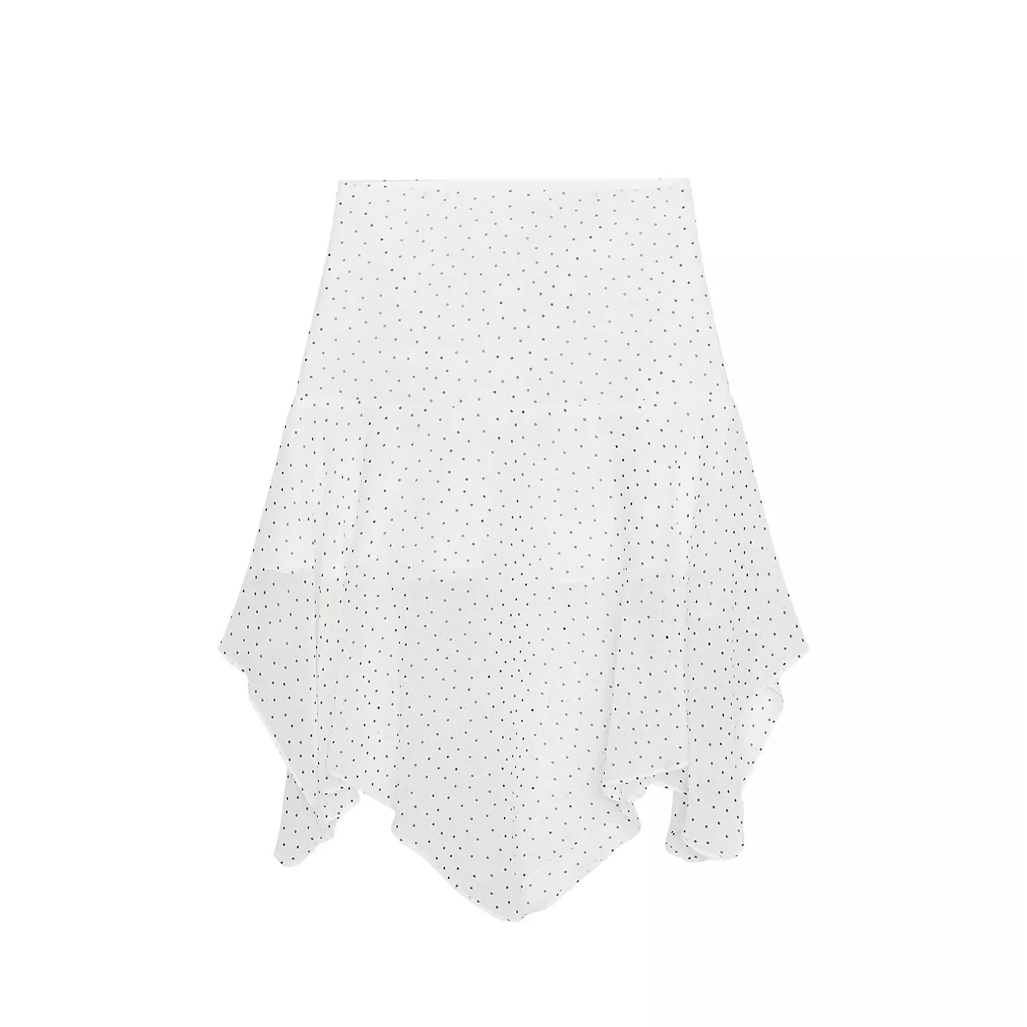 Jupe asymétrique à pois pour femmes, taille moyenne, coupe cintrée, usage quotidien, nouvelle collection automne 2025, Sle Z
