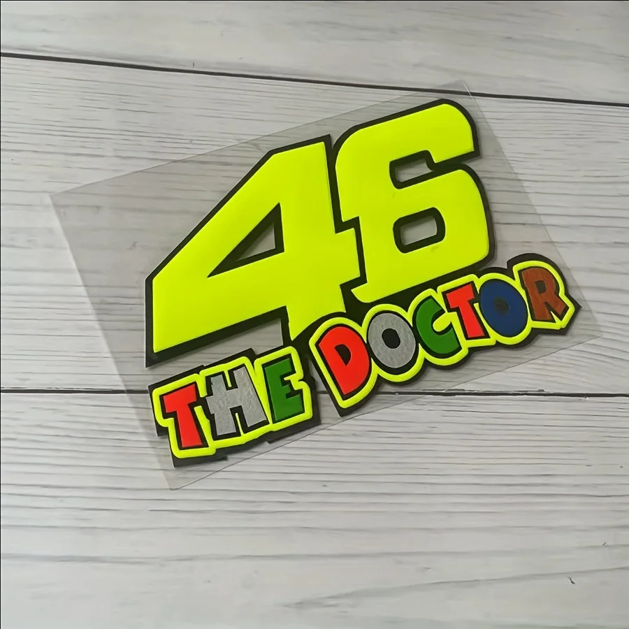 1PC Rossi 46/94 e "THE DONKEY" Adesivi per moto - Racing - Decalcomanie a tema per la decorazione della bici
