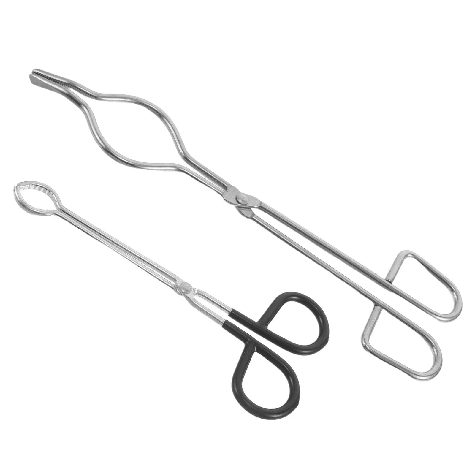 2Pcs Heat Resistant Moxibustion Clamp Precision Metal Tongs for Moxa Stick Cone Roll Handling Safe Anti-Scalding Therapy Tool