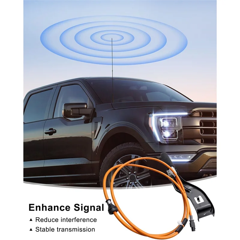 

A05U-For Ford F150 2015-2020 Antenna Base Mount Cable Replace GL3Z-18A984-AA GL3Z18A984AA Accessories