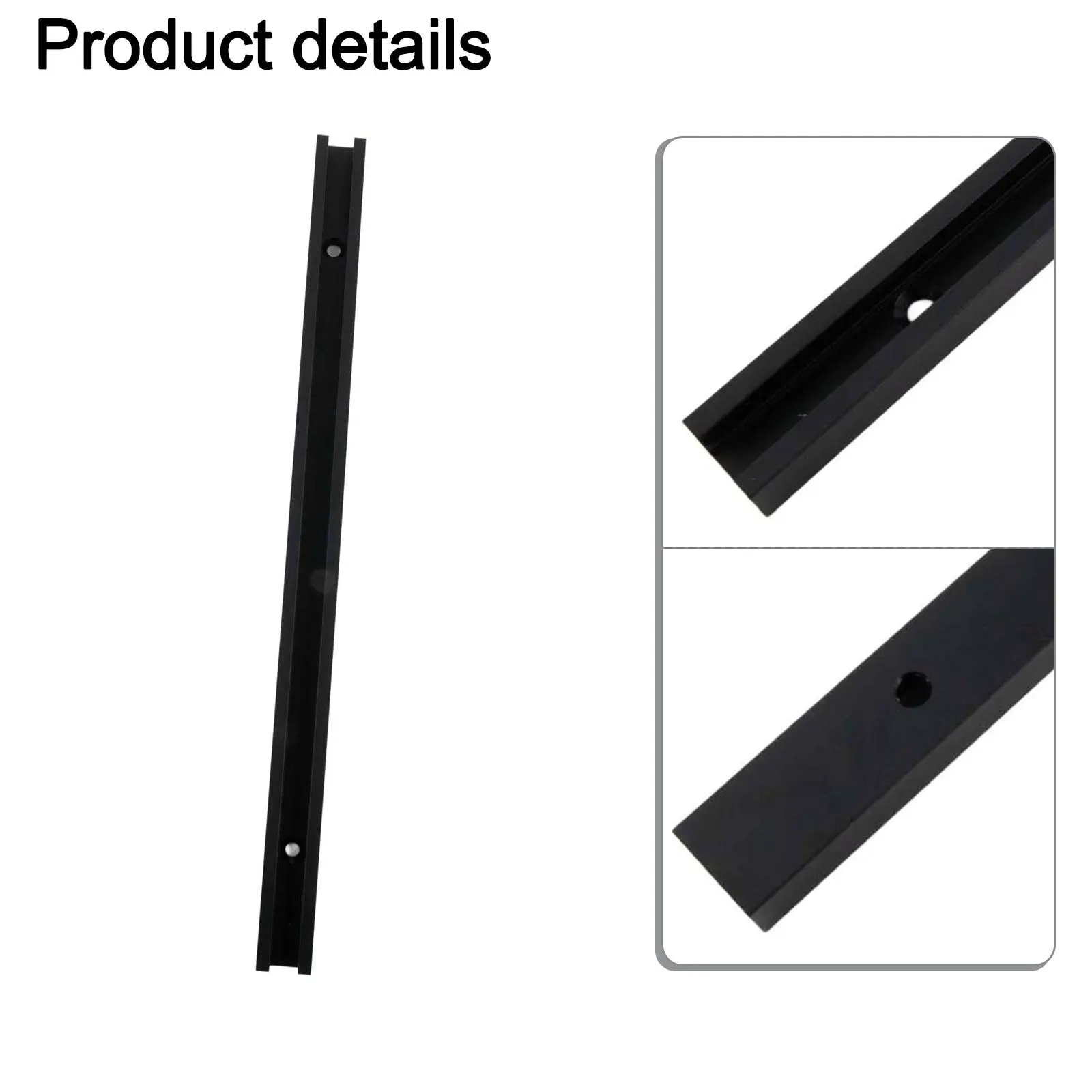 Braçadeira de ação rápida, alumínio t-track, configuração de projetos para trabalhar madeira, 300mm de comprimento, 400mm de comprimento, material de liga de alumínio