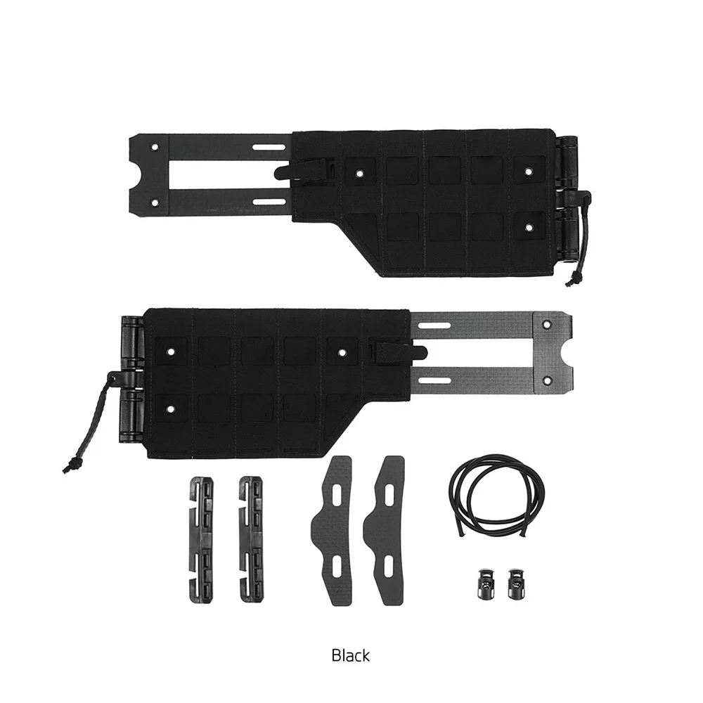 PEW Tactical SS Style Schnellverschluss-Seitenpanel Molle-Cummerbund-Adapter Import C-Board-Platte für LV120 Plattenträger UA104 – Detail 2