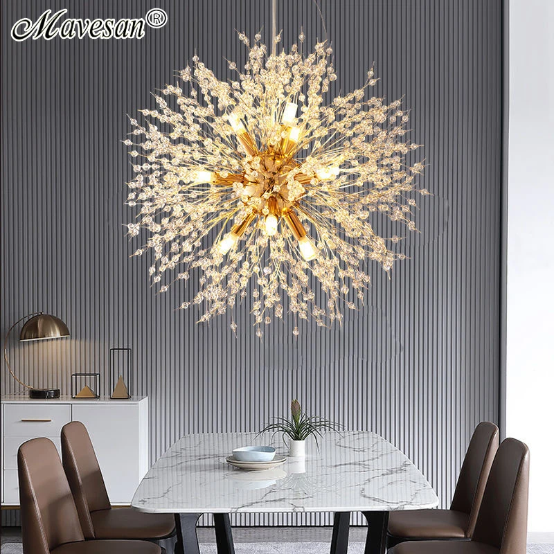 

Nordic Living Room LED Chandelier Creative Dandelion Bedroom Study Dining Room Decorative Hanging Lamp Clothing Shop Art Fixture