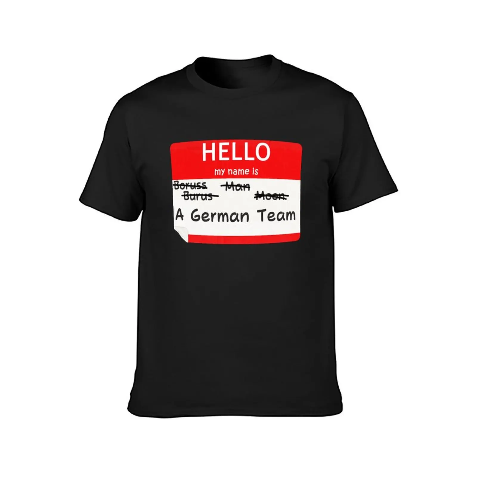 Introduction to a German Team T-Shirt vintage clothes summer clothes customs plus size tops t shirts for men