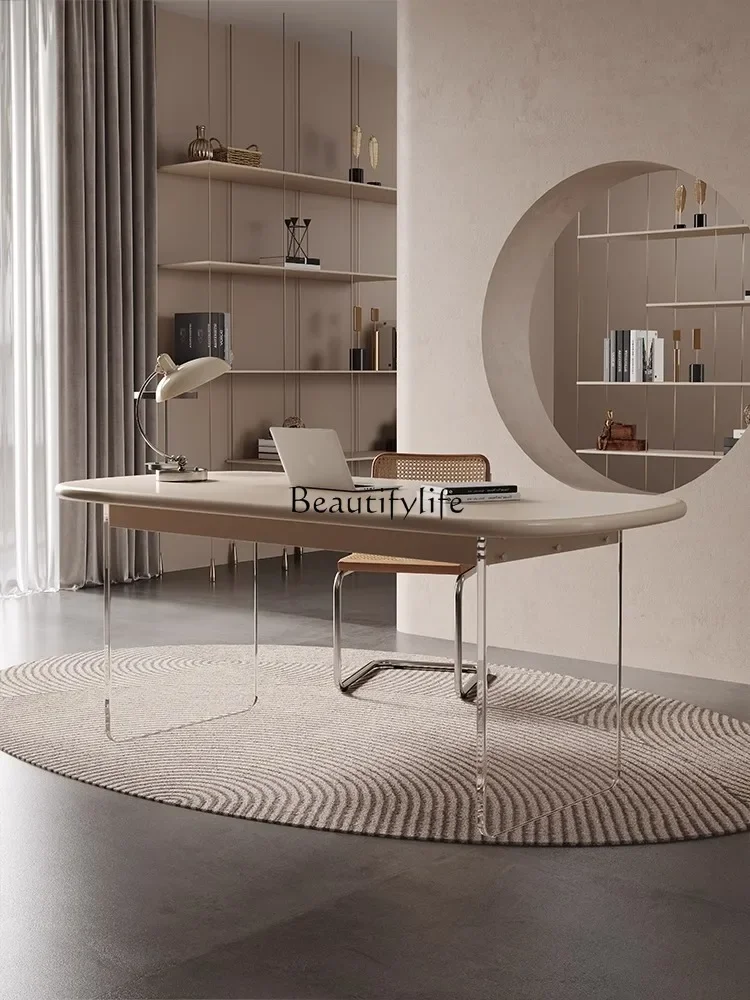 

yj7 Modern Minimalist Study Home Solid Wood Writing Computer Desk
