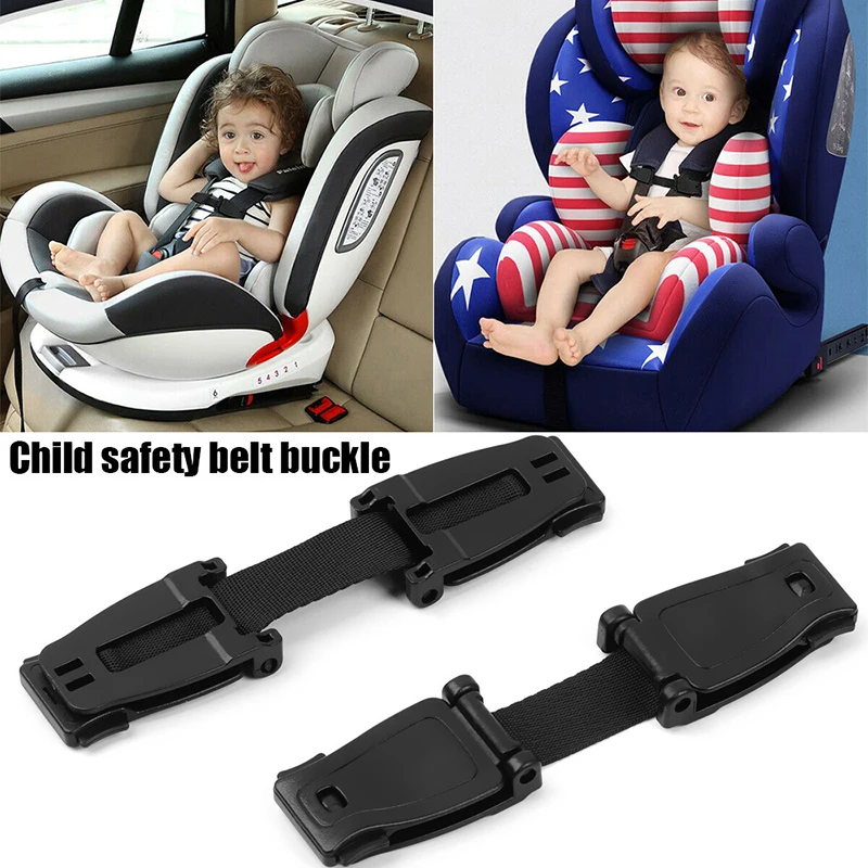 Car Seat Belt Adjustable Strap Highchair Safety Harness Strap Lock Anti Escape Child Baby Chest Clip Travel Car Backpack Clip