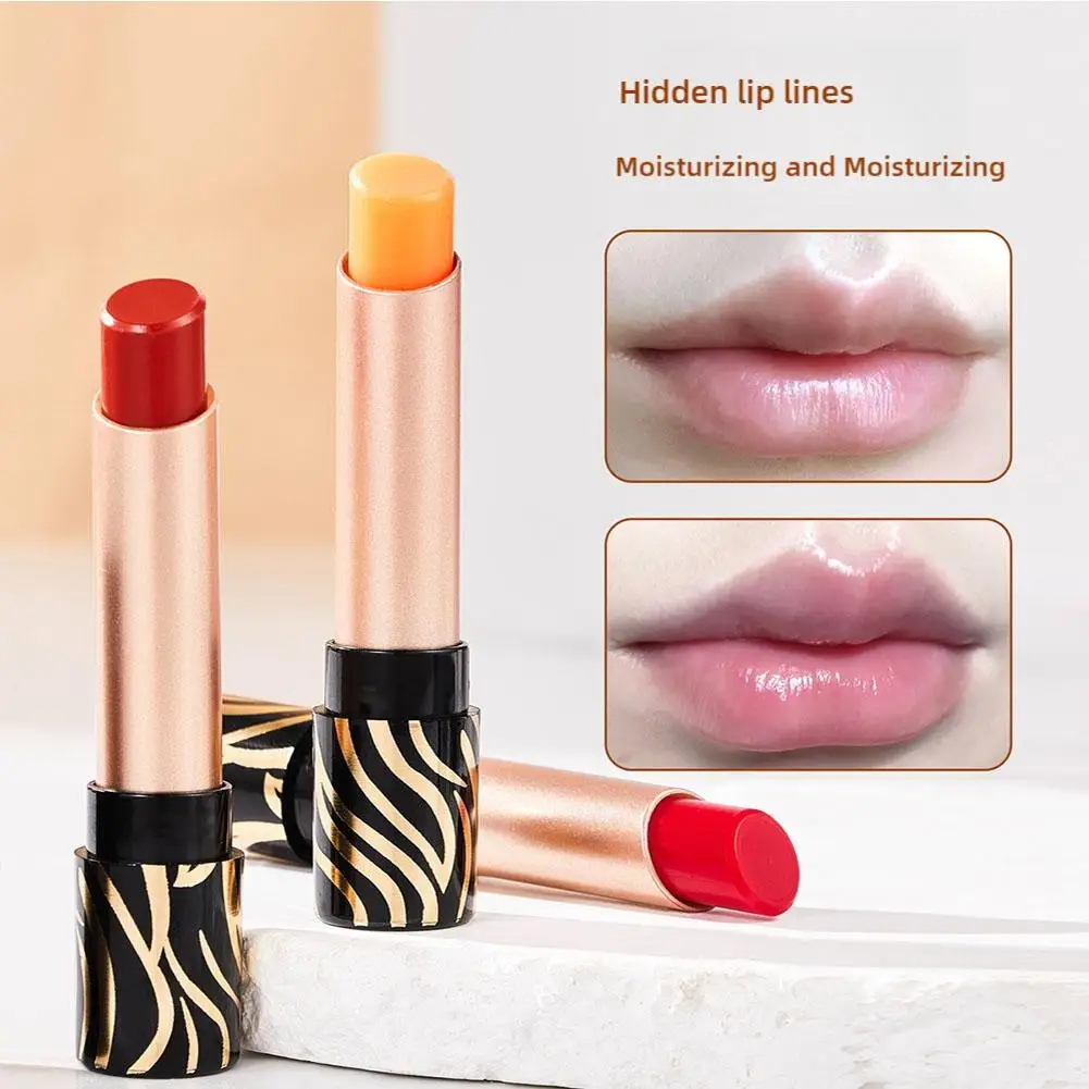 Carotene Lip Care Moisturizing Lip Balm Discoloration Cosmetics Fresh Makeup Lipsticks Faded Easily Tomatoes Not Lipstick Q9I6