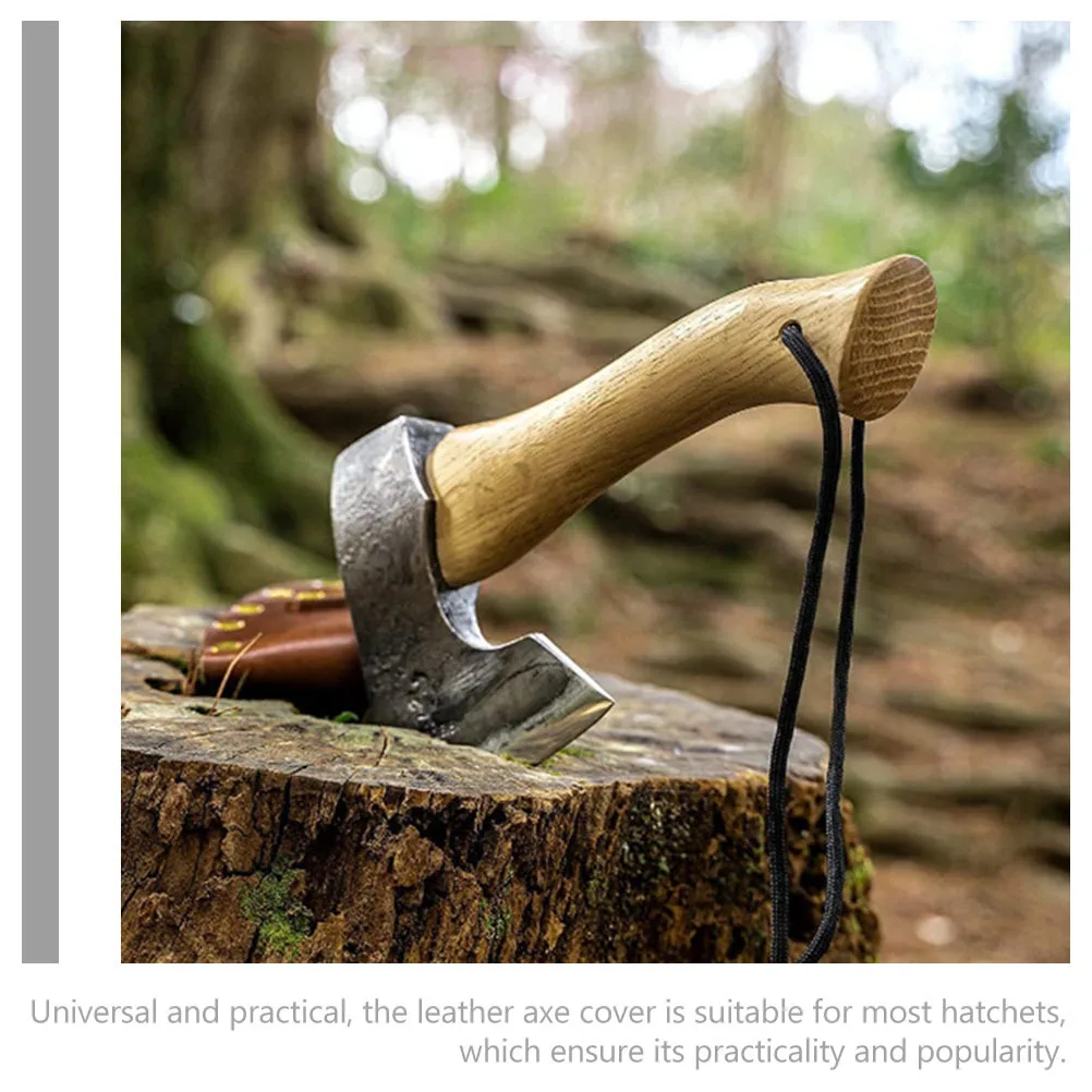 حامي الفأس المحمولة الفأس غمد المفاجئة زر التخييم هدية لعشاق الفأس واقية الأكمام العالمي صالح #1