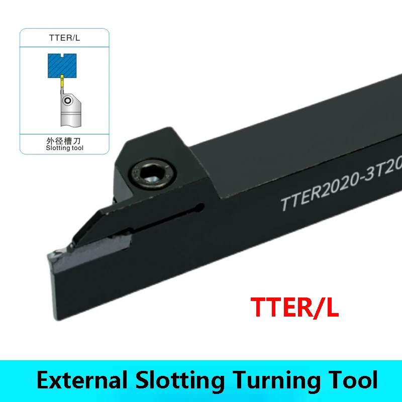 LIHAOPING 외부 그루빙 터닝 도구, TTER1212, TTER1616, TTER2020, TTER2525, 2T17, 3T20, 4T25, 5T25, TTER, 라떼 커터 TTER1616-2T17 