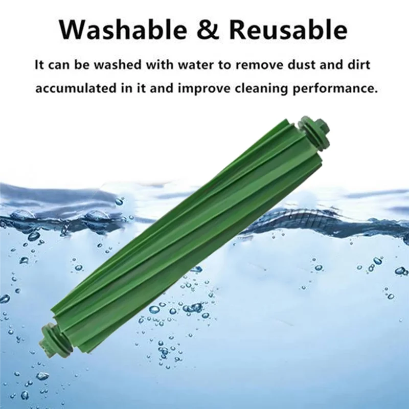 【شراء اليوم】فرشاة رئيسية بديلة لـ Irobot Roomba 205 Combo/205 Vac-فرشاة مطاطية متعددة الأسطح مكنسة كهربائية روبوتية قطع غيار