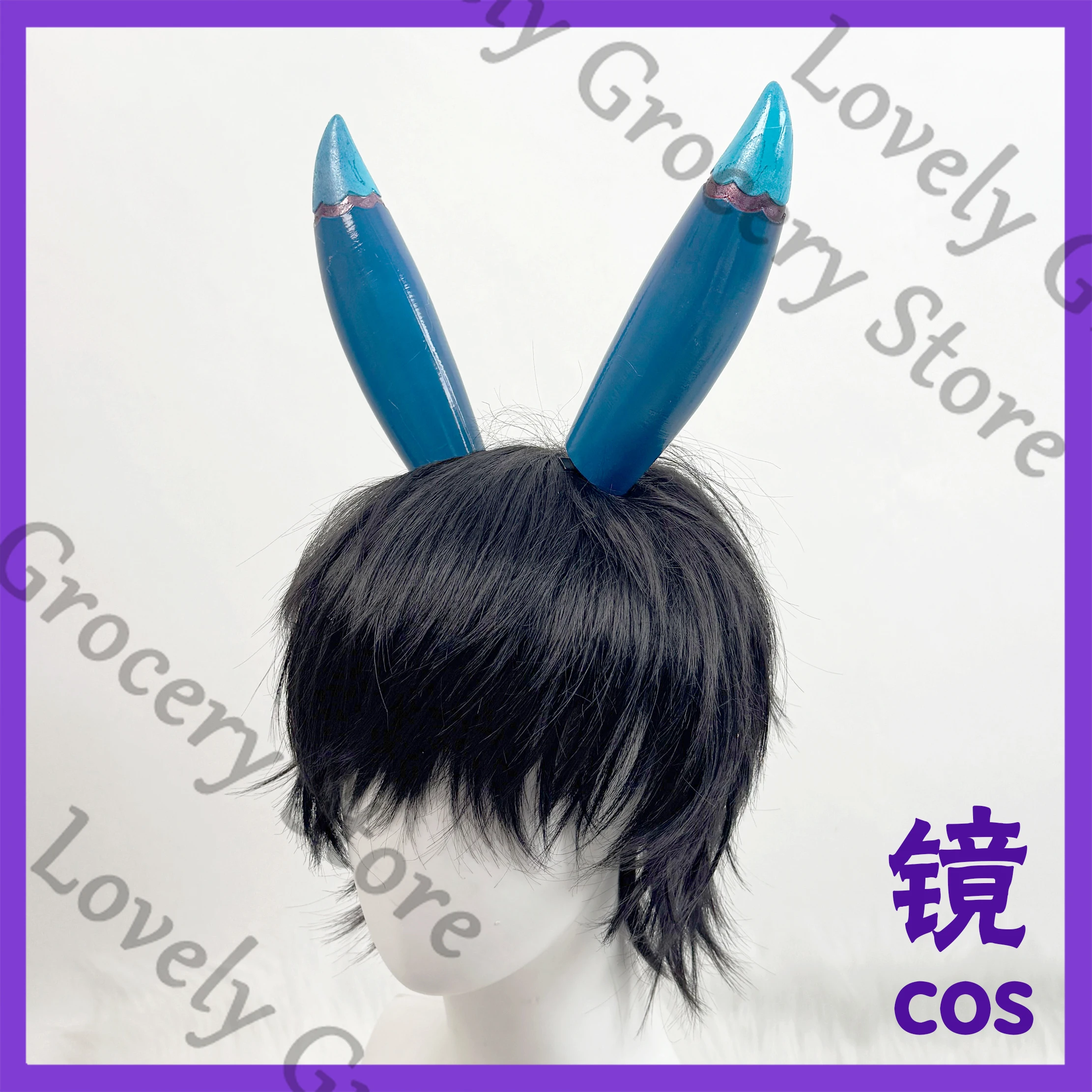 

Аниме Genshin Impact Sigewinne, косплей, мультяшная угловая заколка, угловая заколка для волос, модель, слайд для волос, аксессуар, рождественский подарок