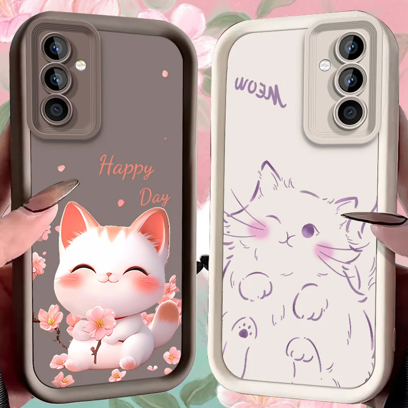 Cute Purple Cat Cas…