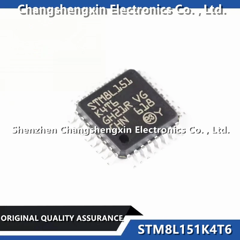 10 pieces STM8L151K4T6 New Original STM8 STM8L EnergyLite Microcontroller IC 8-Bit 16MHz 16KB (16K x 8) FLASH 32-LQFP