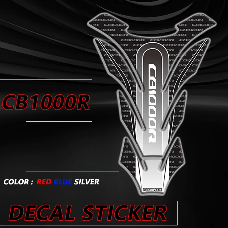 Fuel Tank Sticker For Honda CB300R CB1000R Motorcycle 3D Fuel Tank Pad Fish Bone Protection Sticker Decals cb300r cb1000r