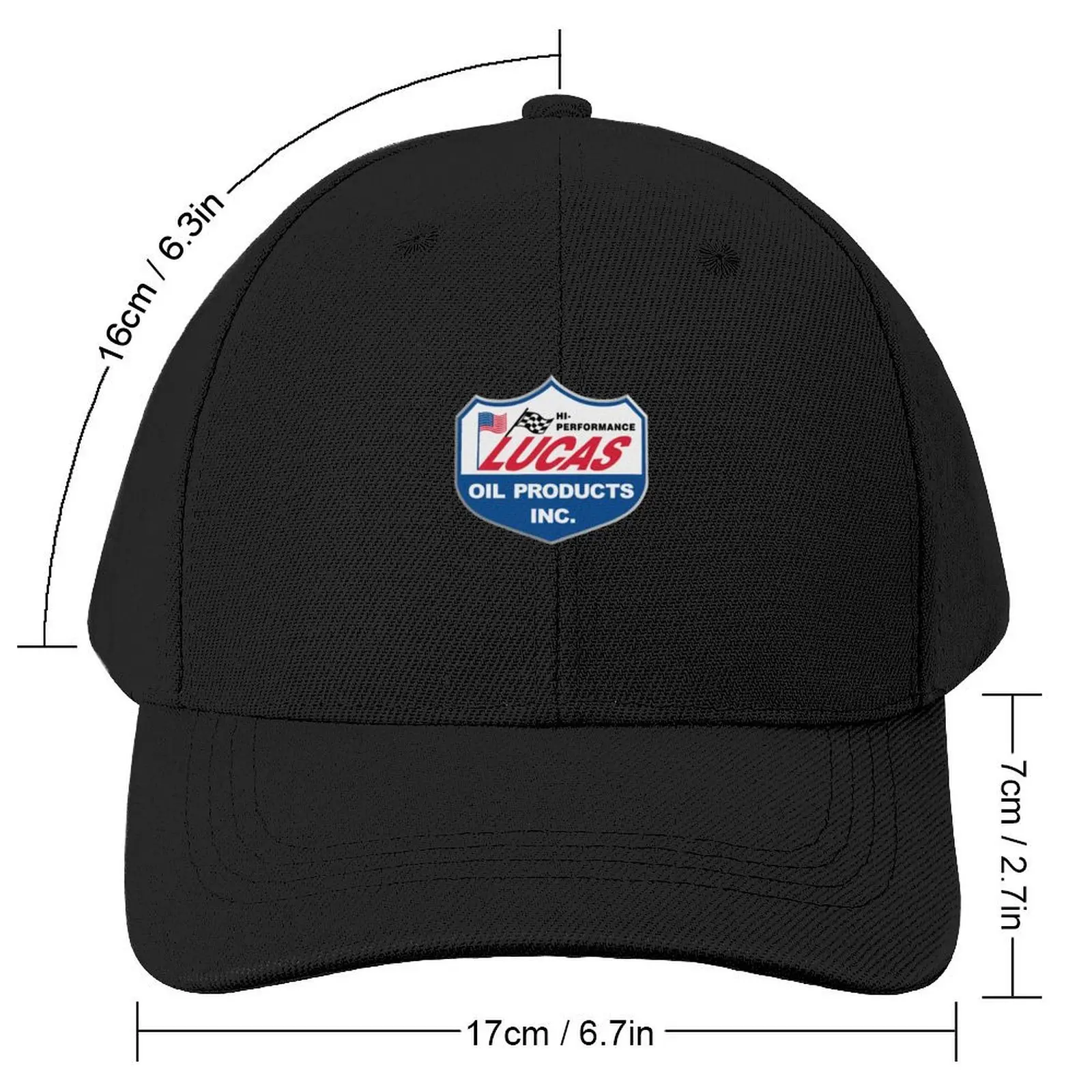 Lucas Oil Racing Logo Essential T-Shirt Baseball Cap western Hat Streetwear Boy Child Women's