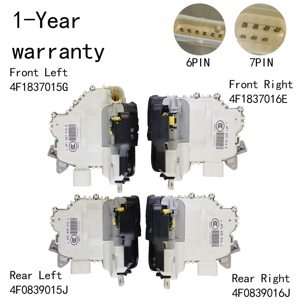 Door Lock Actuator 4F1837015G 4F1837016E 4F0839015J 4F0839016J For Audi C6pa A6L 2005-2012 A6 S6 2009-2011 RS6 2008-2011