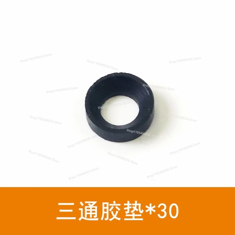 Vacuum Gauge Accessories, Sealing Ring Tee Joint, Rubber Pad, Oil-proof Film