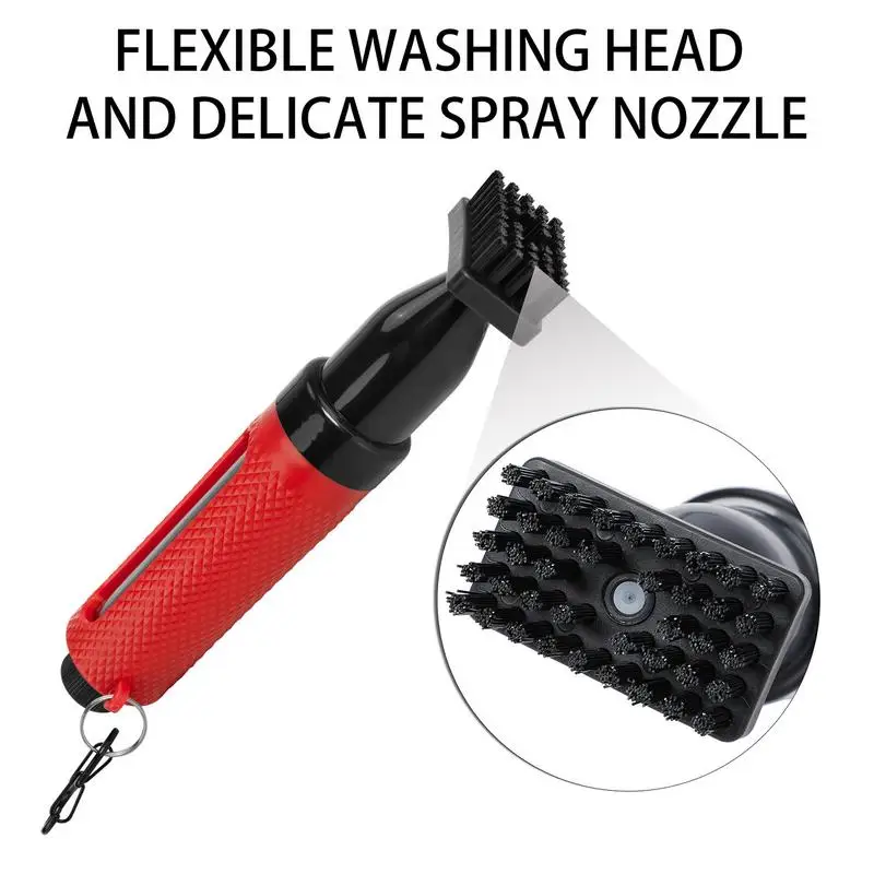 مجموعة أدوات تنظيف الأخدود لفرشاة نادي الجولف، فرشاة تنظيف أخدود الجولف، منظف مضرب الجولف، ملحقات الجولف