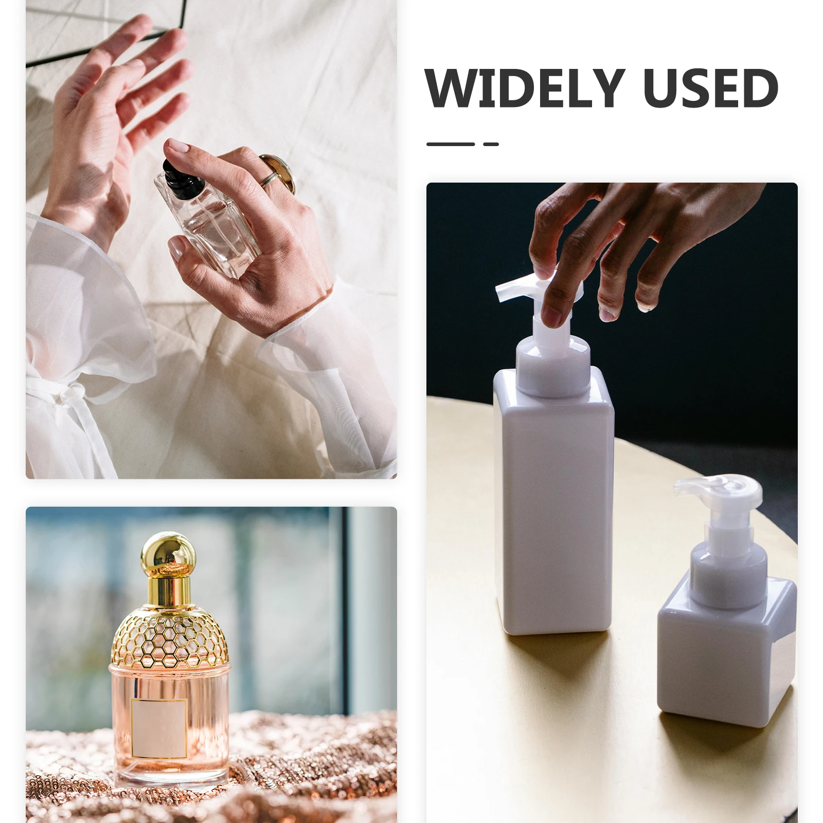 

5pcs 100ml Empty Portable Shampoo Leakproof Refillable Toiletries Plastic Toiletries Plastic Lotion Sub Bottles Bottles