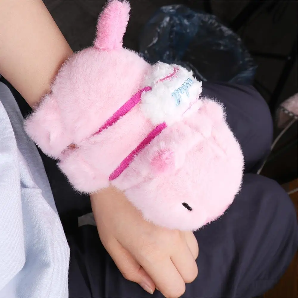 

Capybara Rodent Slap Bracelet Series Rotatable Wrist Style Plush Doll Slap Bracelet Simulation Cute Doll