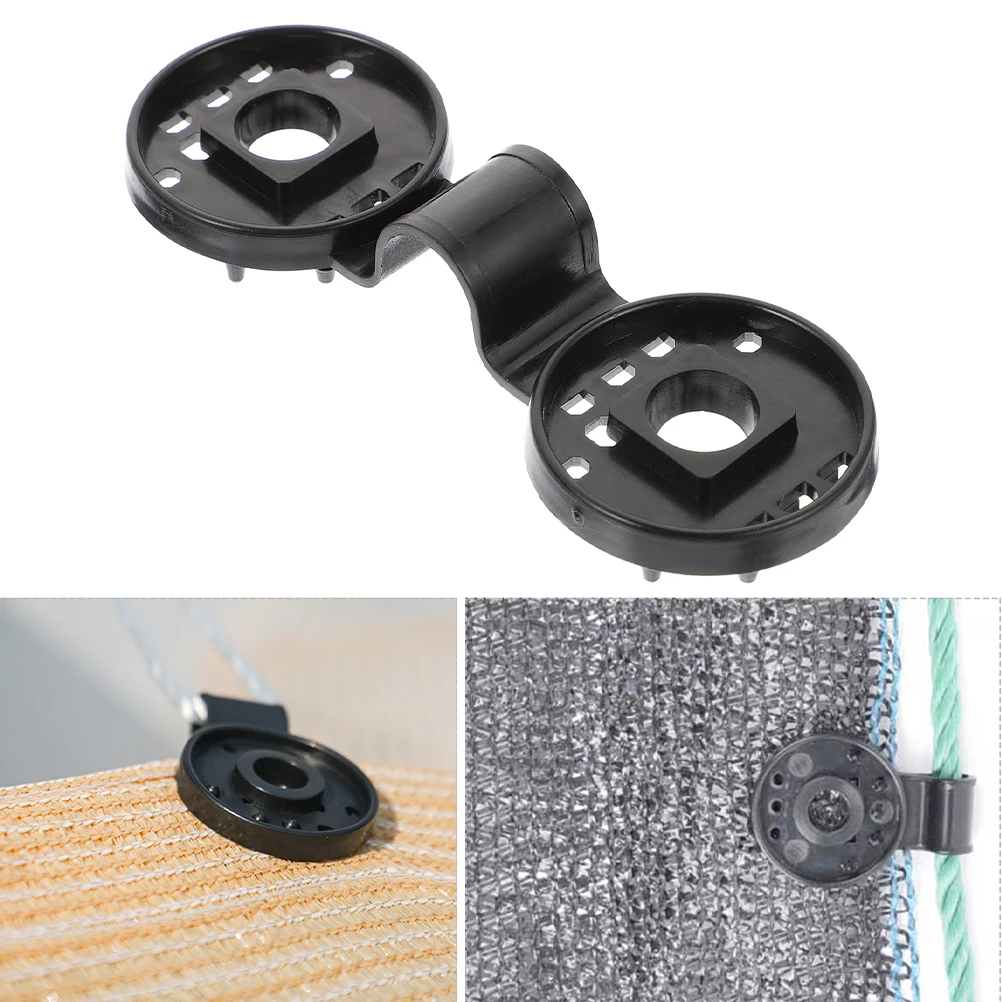 

20pcs Shade Net Clips for Sunshade Cloth Fasteners Garden Tarp Supplies Durable Plastic Greenhouse Fence Fixing