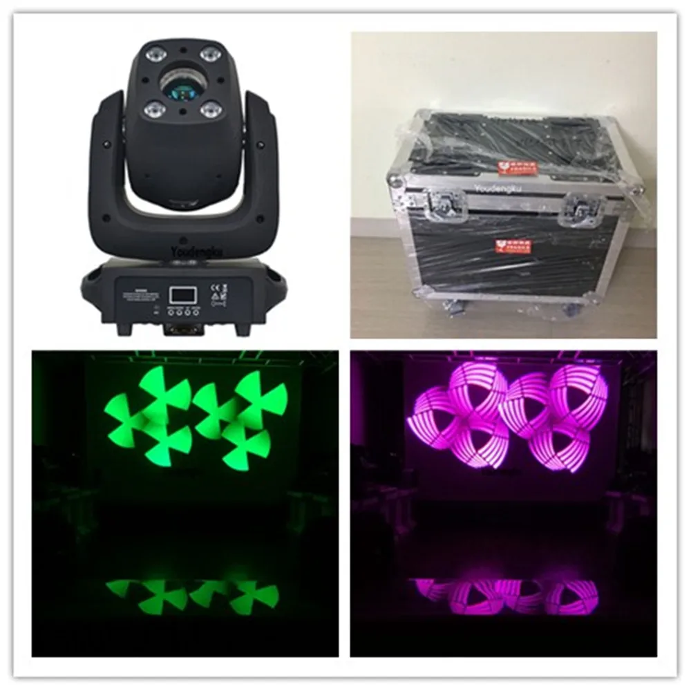 

dmx led moving head 6pcs with flightcase 100w LED spot moving head with wash lyre led spot dmx stage moving head light