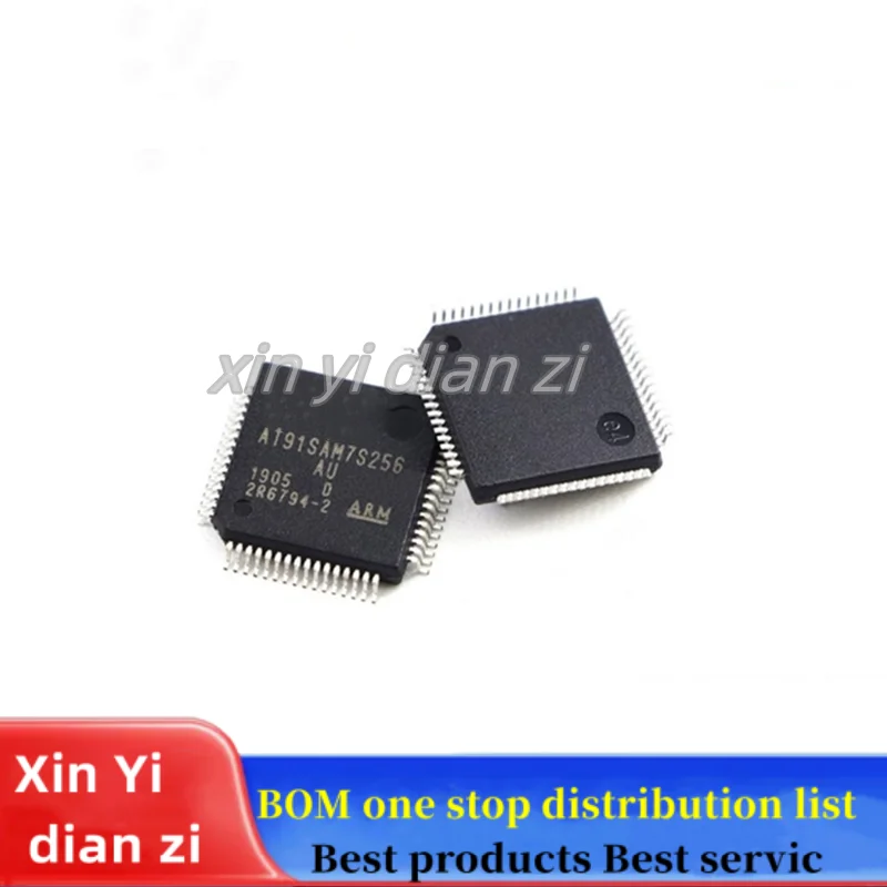 1pcs/lot AT91SAM7S256-AU AT91SAM7S256 QFP64 microcontroller ic chips in stock