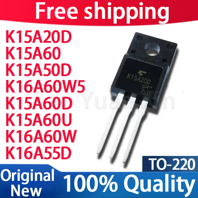 (10piece)100% New K15A20D K15A50D K15A60D K15A60U K15A60 K16A60W K16A55D K16A60W5 TO-220 Chipset