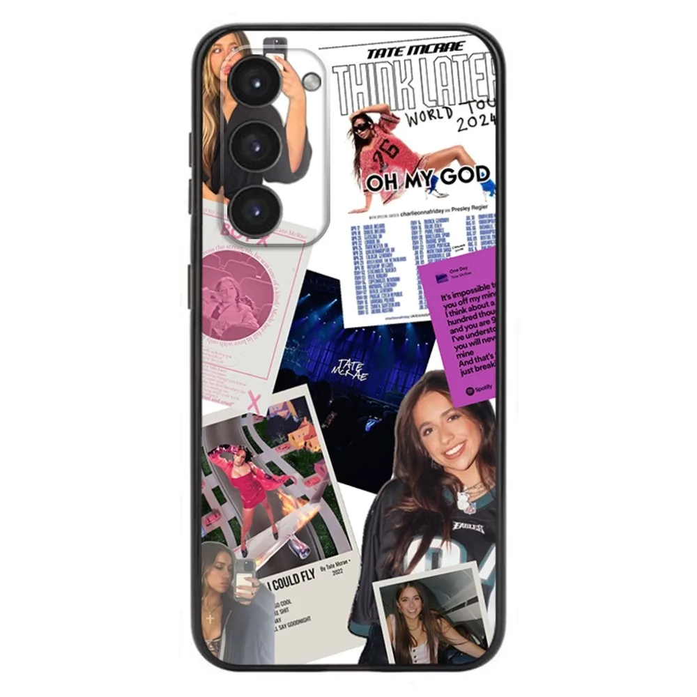 Singer Tate McRaes  Phone Case Original Liquid  For Samsung A20,A21s,A22,A31,A32,A52,A53,A72,73,A80,A91 Soft Black Cover