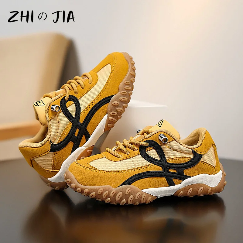 

Детские весенне-осенние сетчатые дышащие кроссовки, модная спортивная обувь для мальчиков и девочек, уличные нескользящие кроссовки