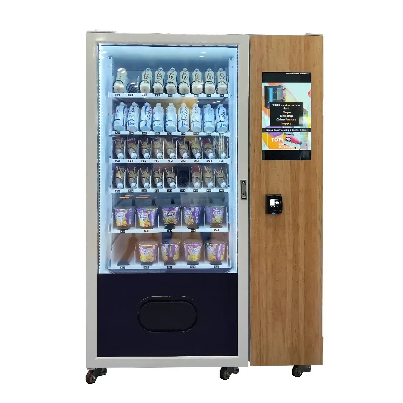 

Customized Refrigerated Drink Vending Machines Combo Snack Vending Machine for Foods and Drinks