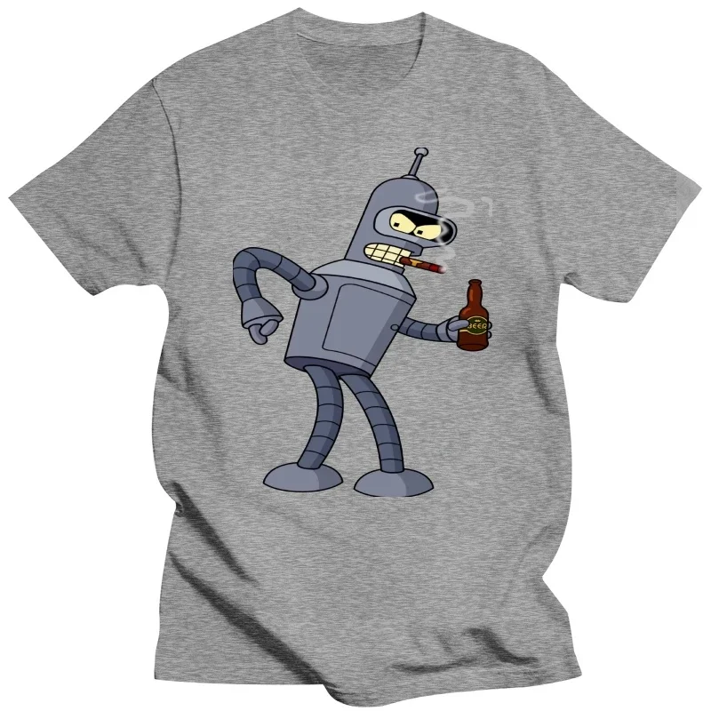 Antidazzle 2018 Hot Selling Funny Bender Bending Rodriguez Cotton T Shirt for men mens designer clothes new in tops & tees male