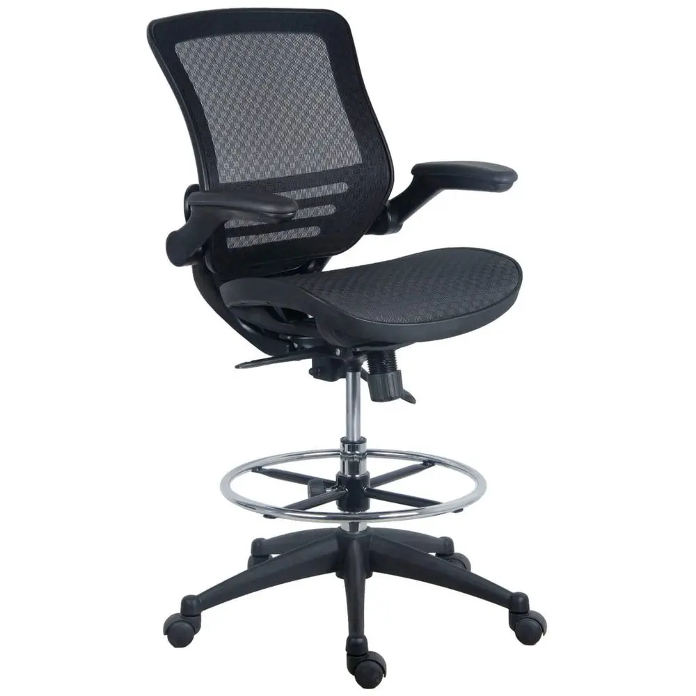 Evolve All Mesh Heavy Duty Drafting Chair, Dark Knight Edition -HOT