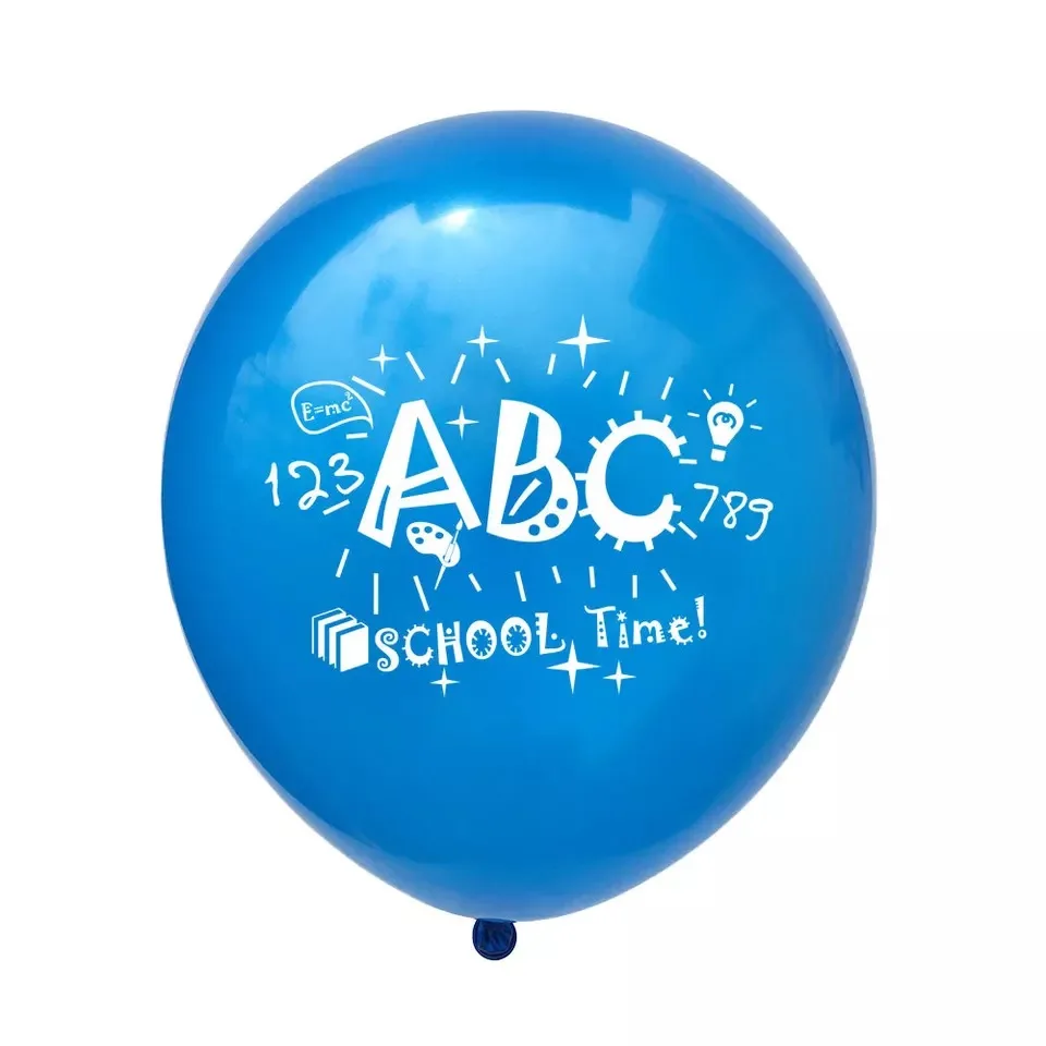 10pcs 12inch Colorful ABC Latex Balloon back to school balloon Party Decoration