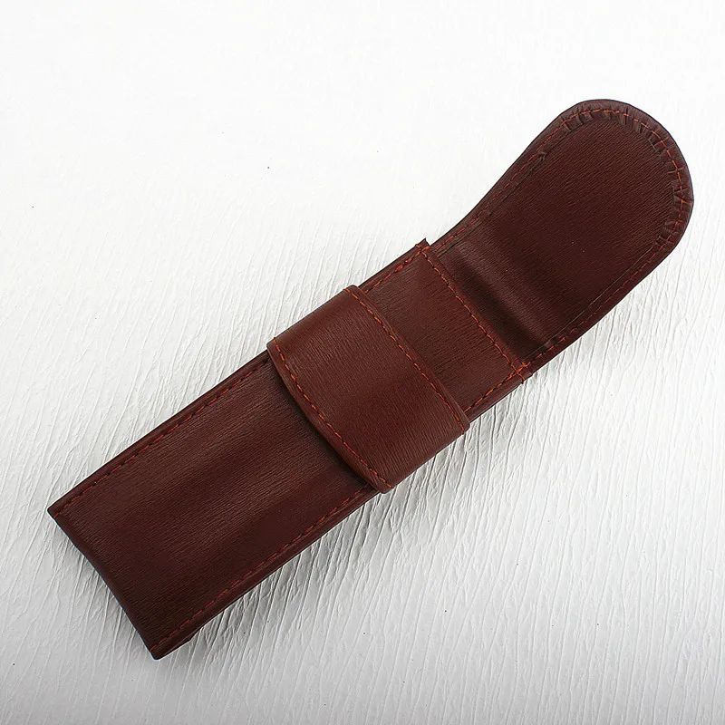 Stationery leather Pencil Case school Pencil Bag Writing pencil case Office Supplies Pen bag Students Pencils