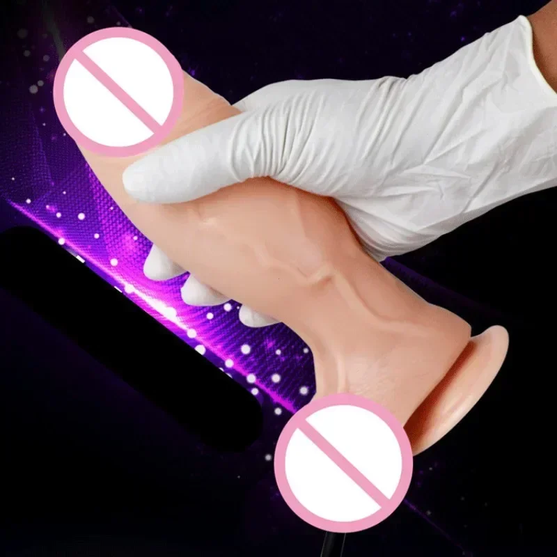 Huge Inflatable Dildo Suction Cup Anal Plug Realistic Penis Pump Big Butt Plug Vaginal Stimulation Sex Toys for Women Female