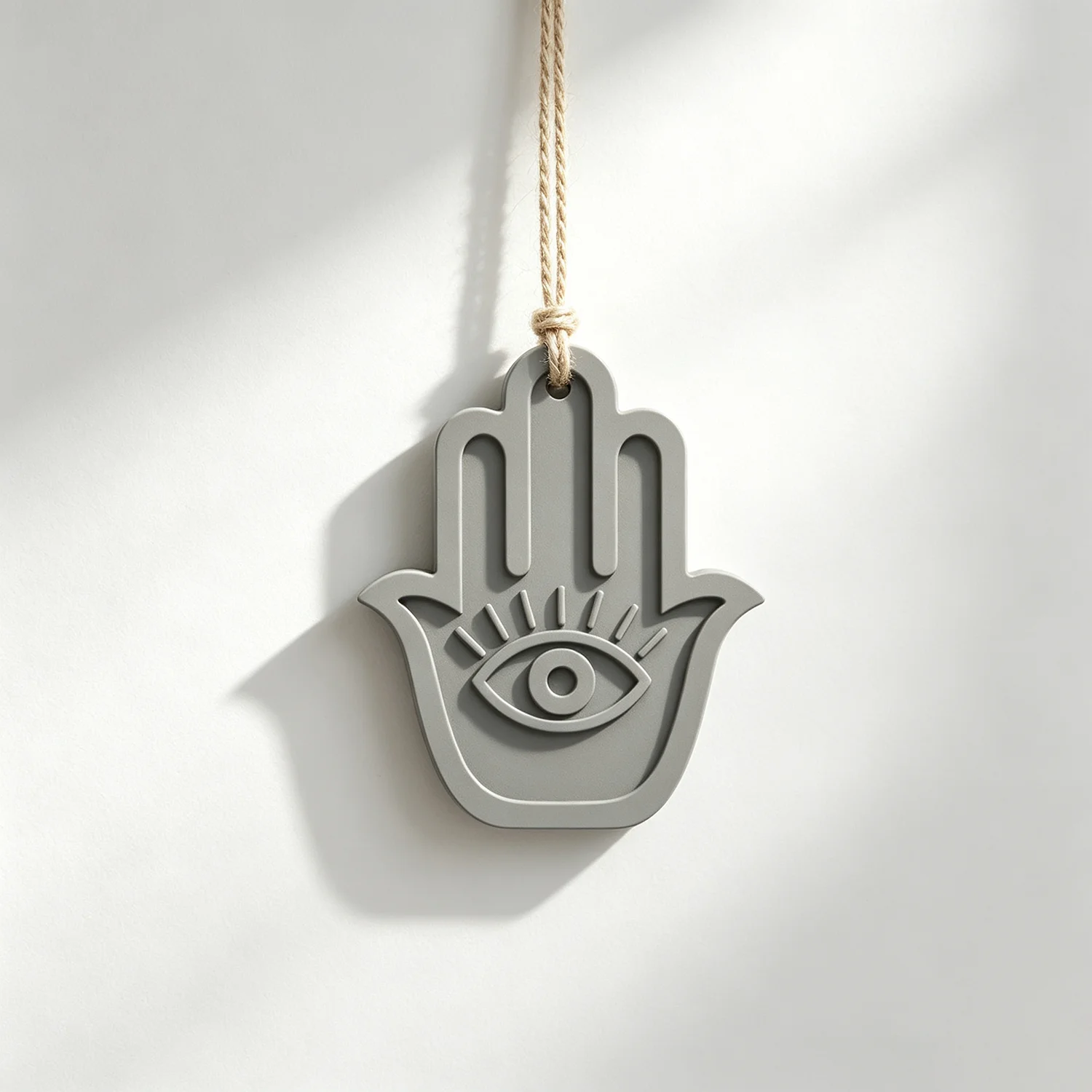 Moule en silicone pour ornement mural en forme de main de Hamsa et d'œil turc, moule de moulage en résine époxy, ciment et plâtre pour bricolage