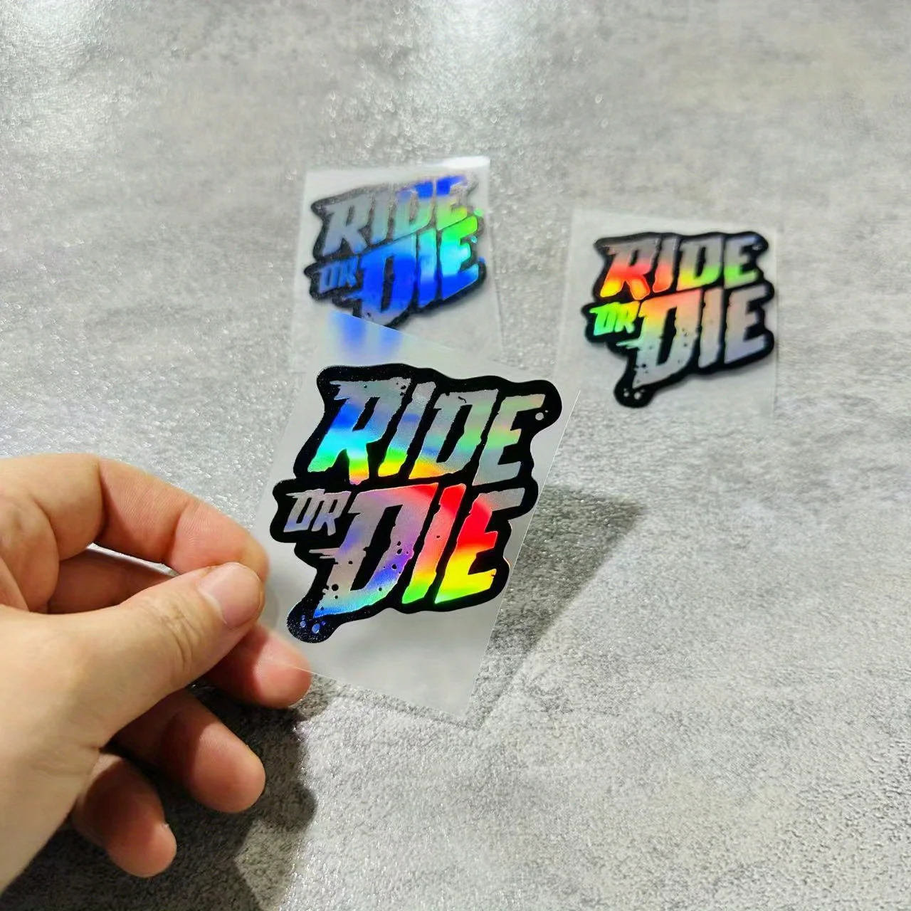 

'Ride Or Die' Motorcycle Decals - Waterproof And Scratch-Resistant Stickers for Bikes And Road Bicycles,