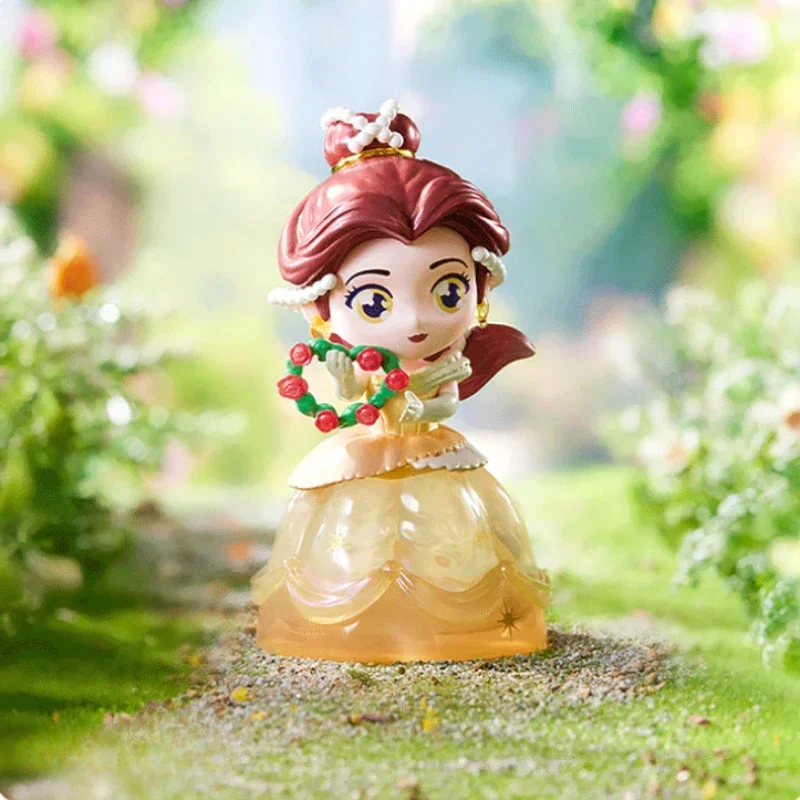 Disney Fantasy Princess Series Blind Box Storage Jar Doll Model Girls Toy Children's Birthday Gift Kawaii Desk Decoration Belle