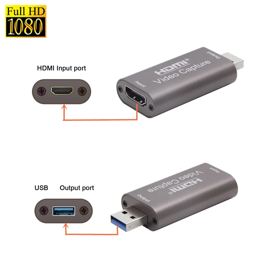 4K HDMI-متوافق مع بطاقة التقاط الصوت والفيديو بطاقة التدفق التقاط USB 3.0 2.0 بطاقة المنتزع صندوق مسجل ل PS4 لعبة كاميرا DVD