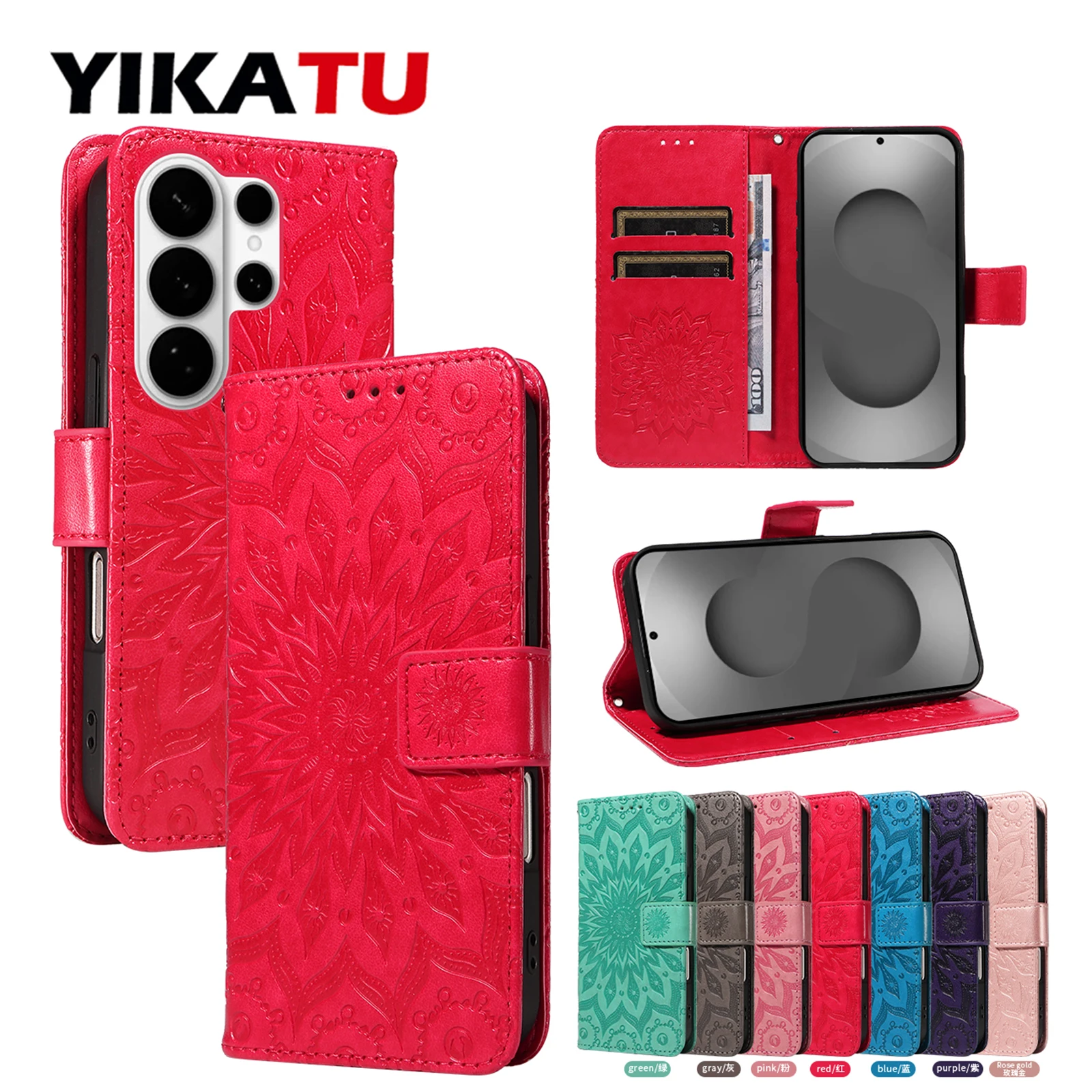 

For Samsung Galaxy A72 A71 A70 A57 A56 A55 A54 A53 A50 A41 A40 A37 A36 A35 A34 A33 A32 A31 5G A91 A81 A73 A52 A51 4G Wallet Case