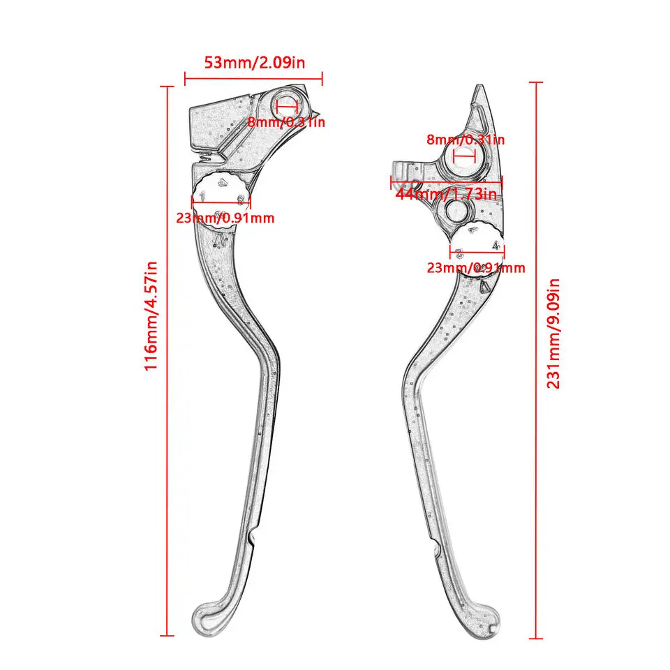 오토바이 수동 제어 브레이크 클러치 레버, BMW G310GS G310R 2021-2023 에 적합
