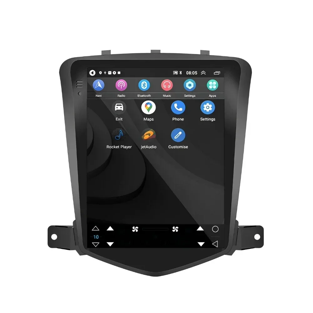 Per Chevrolet Chevy Cruze 2009-2015 9.7 "Unità principale stereo con carplay wireless Android Auto GPS Bluetooth telecamera di backup + microfono